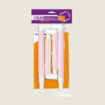 CÂLIN NAKIŞ KASNAĞI 20 cm x 28 cm - PEMBE KLİPS / PRATİKASNAK PLUS KASNAK