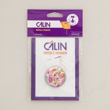 MIKNATISLI İĞNE TUTUCU-PEMBE ÇİÇEKLER