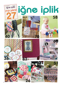 İĞNE İPLİK DERGİSİ SAYI-27