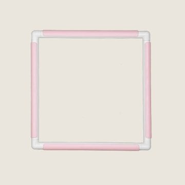 CÂLIN NAKIŞ KASNAĞI 35,5 cm x 35,5 cm - PEMBE KLİPS / PRATİKASNAK PLUS KASNAK