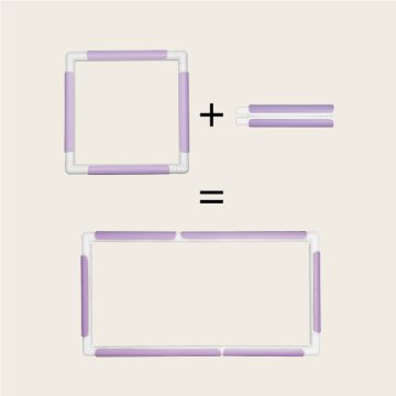 CÂLIN NAKIŞ KASNAĞI 4'LÜ UZATMA KİTİ BEYAZ/PRATİKASNAK PLUS