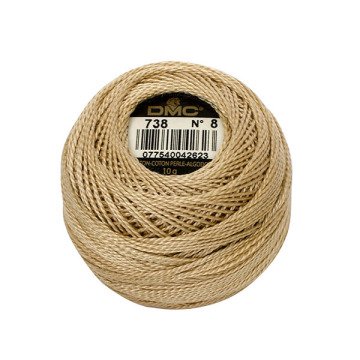 DMC KOTON PERLE İPLİK 738 (NO:8)
